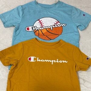 Champion Kids' Tees in Blue and Gold